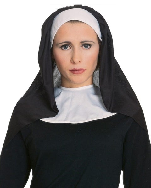 Nun Habit Headpiece And Collar Set Carousel 1