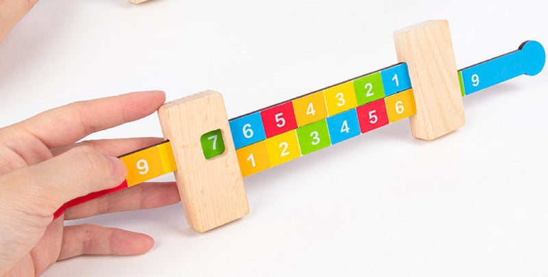 Kids Math Slide Ruler- Within 10 Carousel 2