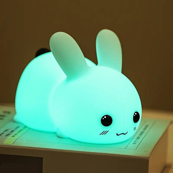 NNETM LED Cute Bunny Night Light - Rechargeable Color Changing Lamp for a Glo... Carousel 2