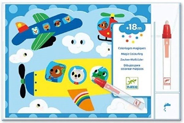 Djeco: Hidden In The Sky Magic Colouring Carousel 1