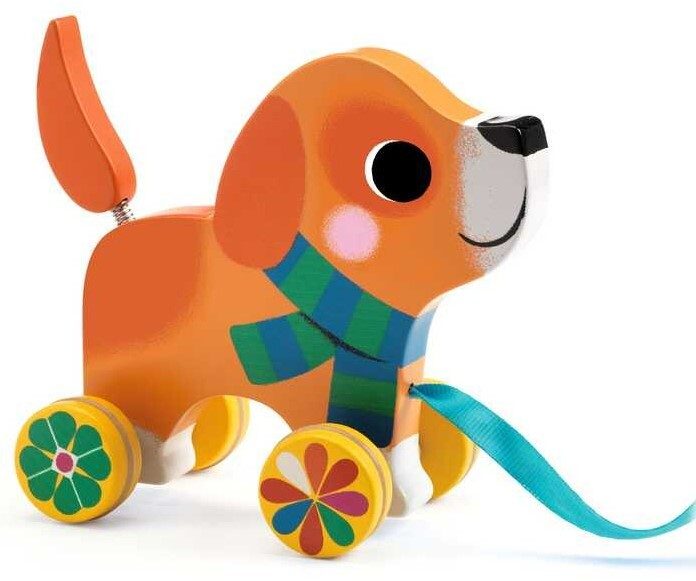 Djeco: Lou Dog Pull Along Carousel 1