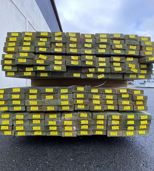 PACK LOT NEW 88 x 32 Radiata H3.2 Griptread Decking Timber 4.8m $6 p/m #3878 Carousel 3