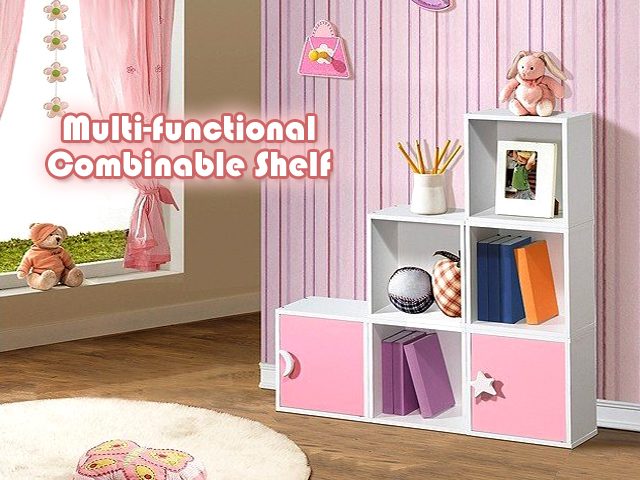 DIY Shelf Multi-functional Combinable - Pink Carousel 1
