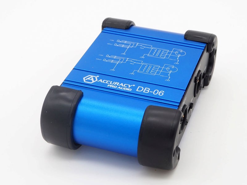 Passive Dual Channel Direct Box/DI Box DB-06 Blue (PA12) Carousel 3