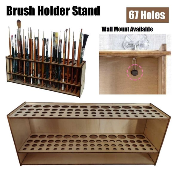 Brand New Desk Table Organizer Wood Pen Organizer Stationary *Sale NOW* Carousel 1