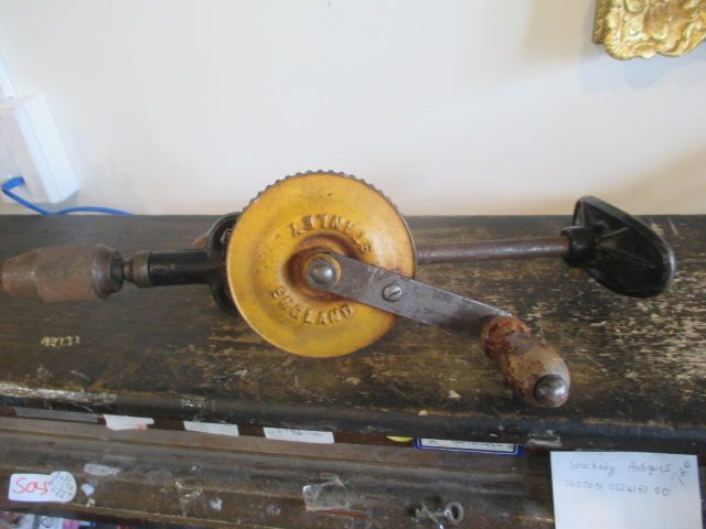 STANLEY HAND DRILL BRACE. VINTAGE Carousel 2