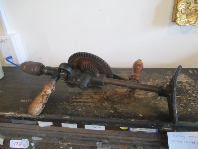STANLEY HAND DRILL BRACE. VINTAGE Carousel 6