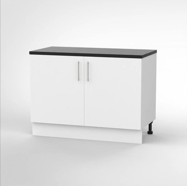 DECO SLAB WHITE - Base cabinet 1200mm Carousel 1