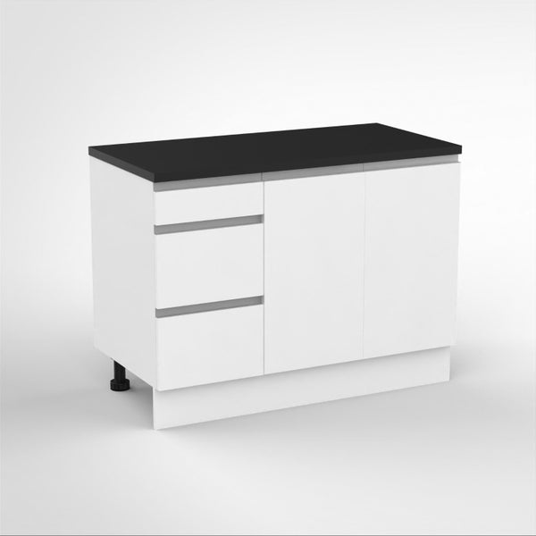 DECO SLAB WHITE JPULL(SILVER) - 1200mm kitchenette Carousel 1