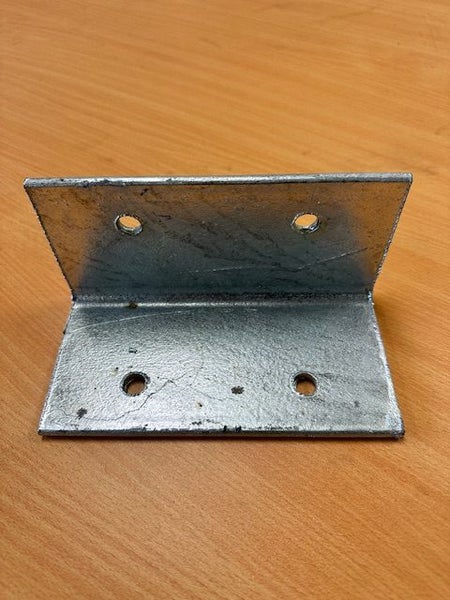 ANGLE BRACKET GALV 80X80X6 200MM M12 HOLES Carousel 1