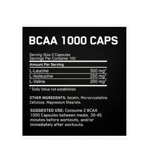 Optimum Nutrition BCAA 200 Caps Carousel 3