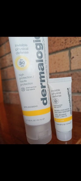 Rrp$100+ 2x Dermalogica Invisible Physical Defence Sunscreen 50ml + 7ml Carousel 1