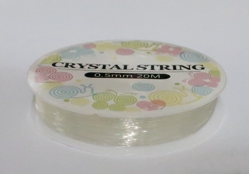 CLEAR .5mm BEADING ELASTIC 20mtrs. Carousel 1