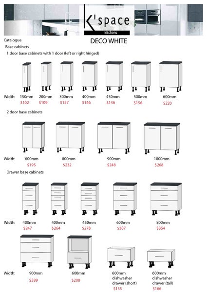 DECO SLAB WHITE - 1400mm kitchenette Carousel 2