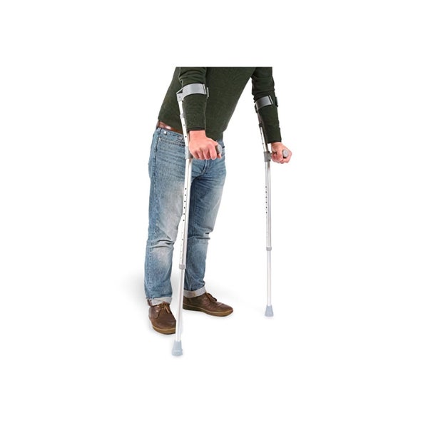 Double Adjustable Elbow Crutches - Lightweight & Fully Adjustable Carousel 1