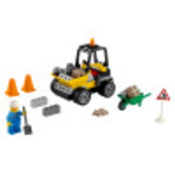 LEGO City Roadwork Truck 60284 Toy Building Kit; Cool Roadworks Construction Set Carousel 2