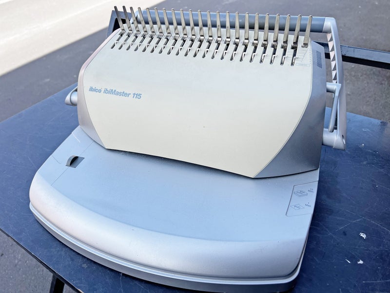 Ibico ibiMaster 115 Comb Binding Machine Carousel 1