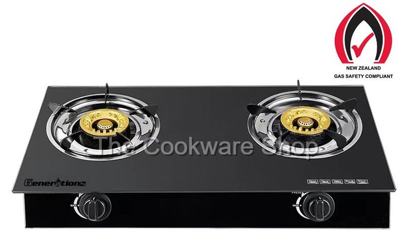 2 Burner Gas Stove Tempered Glass Double Burner LPG Afterpay Available Carousel 2
