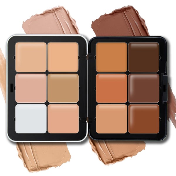 HOSAILY 12 Colors Cream Concealer Foundation Palette, Long-Wearing Smudge Proof Carousel 1