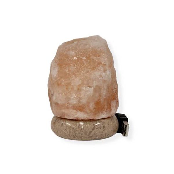 Usb Colour Changing Natural Rock Shape Himalayan Carousel 2