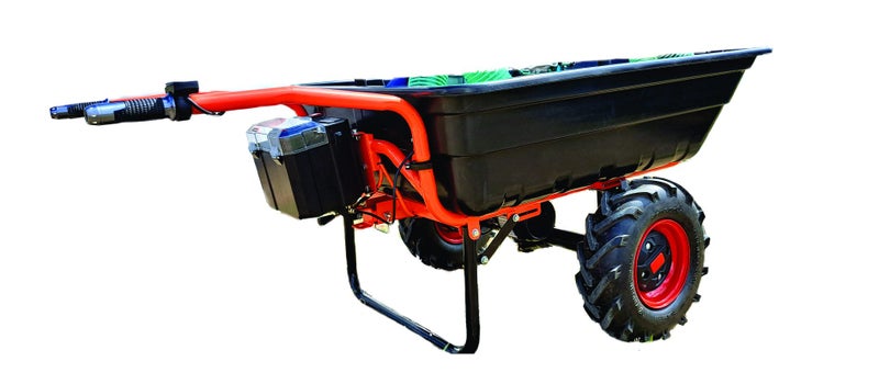 EXTOL Electric Powered Wheelbarrow & Utility Trailer, 500W,40VLi Battery,300kg Carousel 2