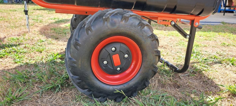 EXTOL Electric Powered Wheelbarrow & Utility Trailer, 500W,40VLi Battery,300kg Carousel 9