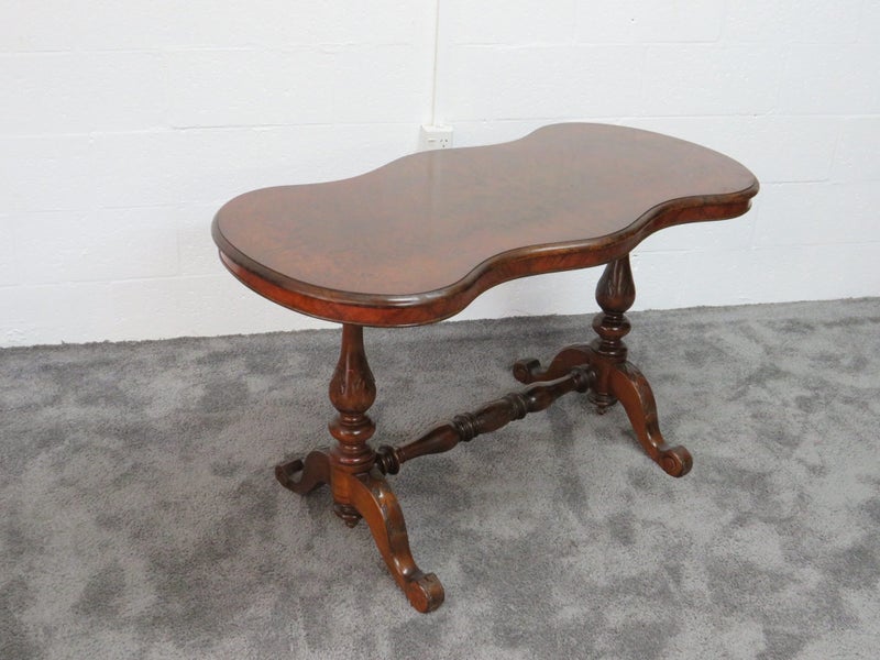 Victorian Burr Walnut Table Carousel 2