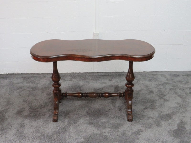 Victorian Burr Walnut Table Carousel 1