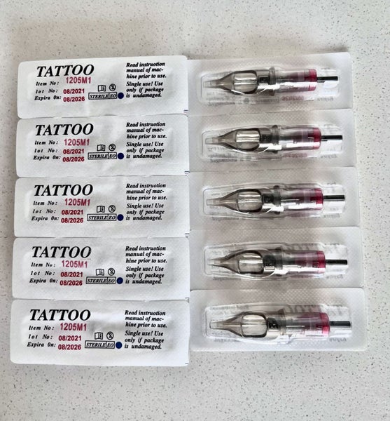 10PCs Disposable Tattoo Cartridge Needles Universal for Rotary Pen Machine Carousel 12