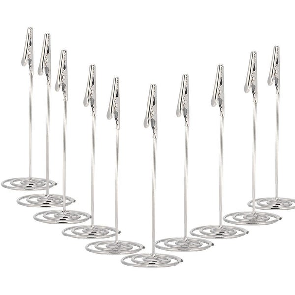metal table cards clips desktop picture clips 10Pcs Metal Table Cards Clips Carousel 1