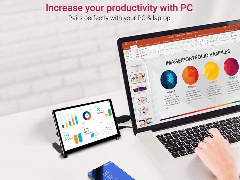 Raspberry Pi Touchscreen Monitor (Over Stocked) Carousel 2