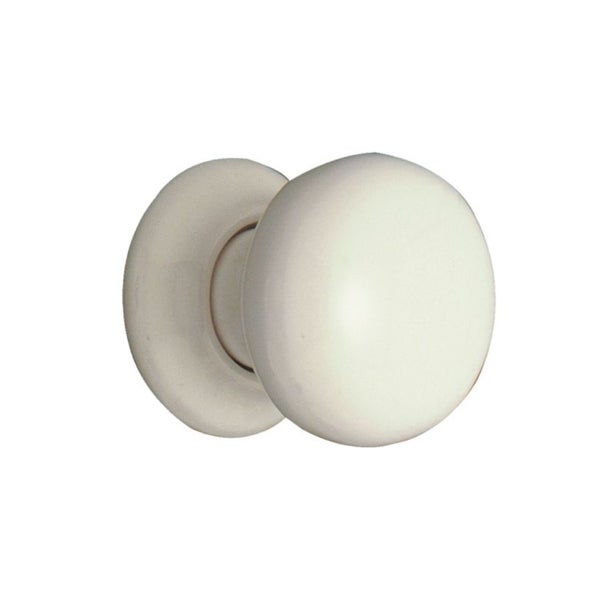 Superior Brass Porcelain Cupboard Knob 60mm - Available in Various Sizes Carousel 1