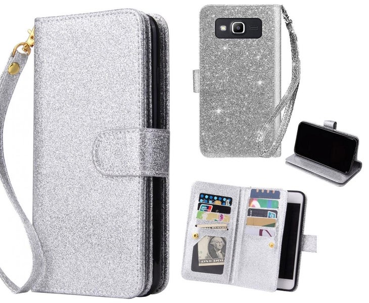 Galaxy J2 Prime Case Glaring Multifunction Wallet Leather Case Carousel 1