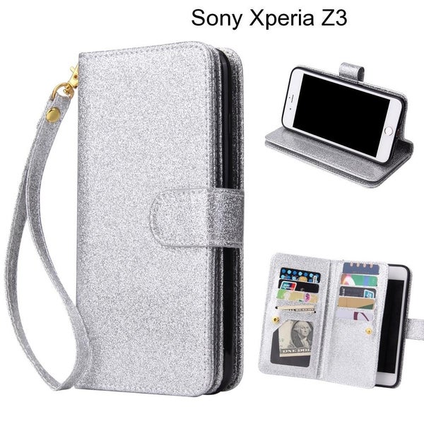 Sony Xperia Z3 Case Glaring Multifunction Wallet Leather Case Carousel 1