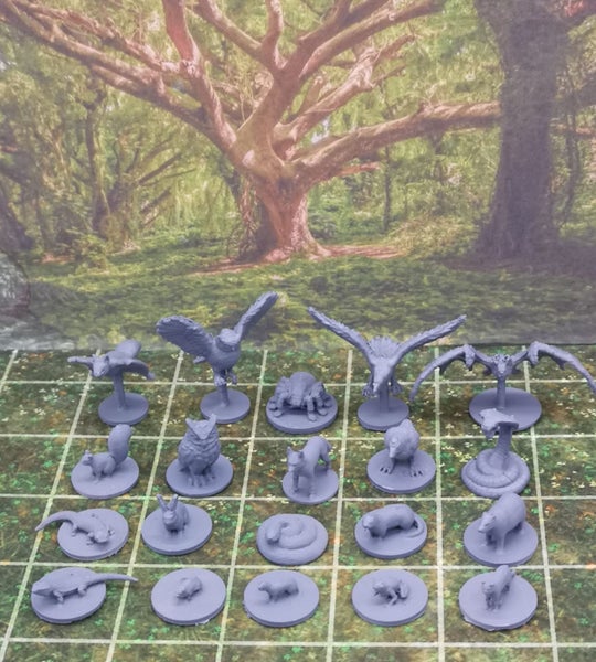 Cute Critters Animal Miniatures Set Dungeons and Dragons dice4dungeons SCHLOSS Carousel 2