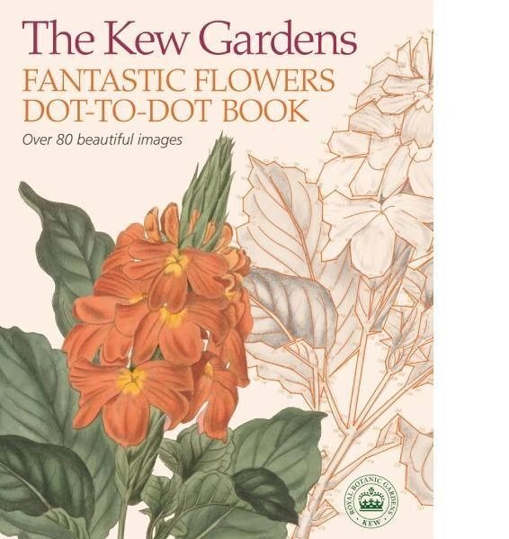 Adult Colouring - Kew Gardens Fantastic Flower Dot to Dot Carousel 1