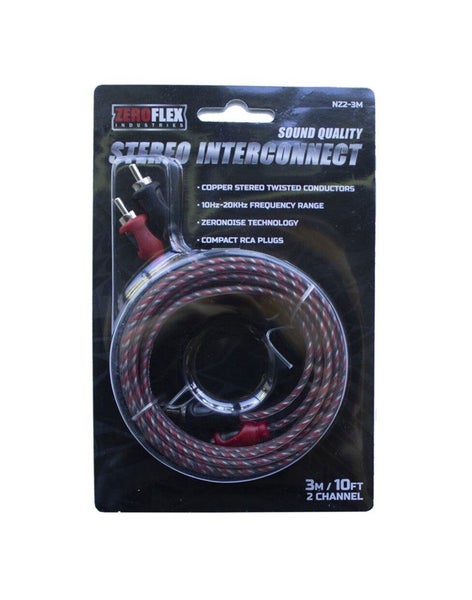 Zeroflex NZ2-3M Twisted RCA Cable Carousel 1