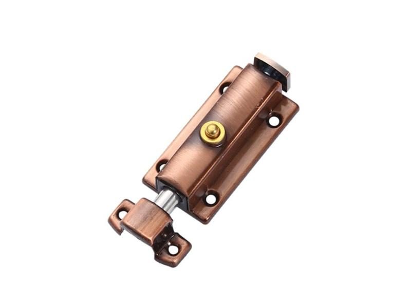 Home Automatic Stainless Steel Cabinet Hinges Security Bolt Latch Spring Carousel 1