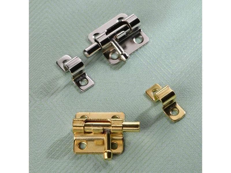 Door Security Slide Latch Lock With 6 Screws 1 Pack/2 Pack Keyless Entry Duty Carousel 2