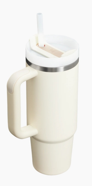Stanley - The Quencher H2.0 FlowState Tumbler - 30 OZ - Cream Colour Carousel 2