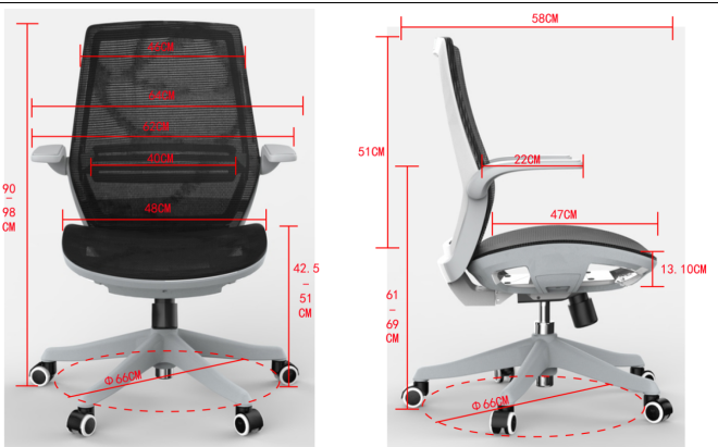 Sihoo M59B Ergonomic Office Chair (Light Gray) Carousel 16