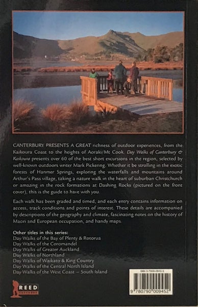 DAY WALKS OF CANTERBURY AND KAIKOURA by Mark Pickering 2004 Carousel 2