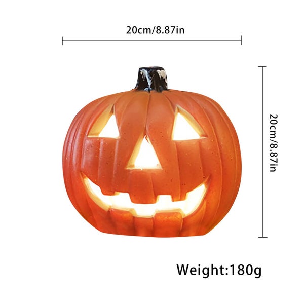Halloween LED Pumpkin Lantern, LED Light Lamp Lantern Home Props Bar, Carousel 6
