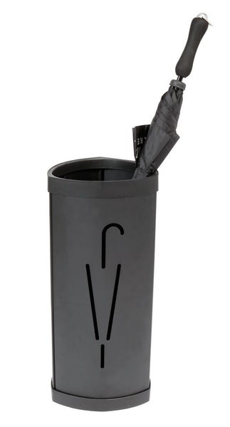 Alba Umbrella Stand / Bin 600 x 260mm BLACK Carousel 2