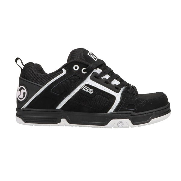 DVS Comanche Black White Leather Carousel 1