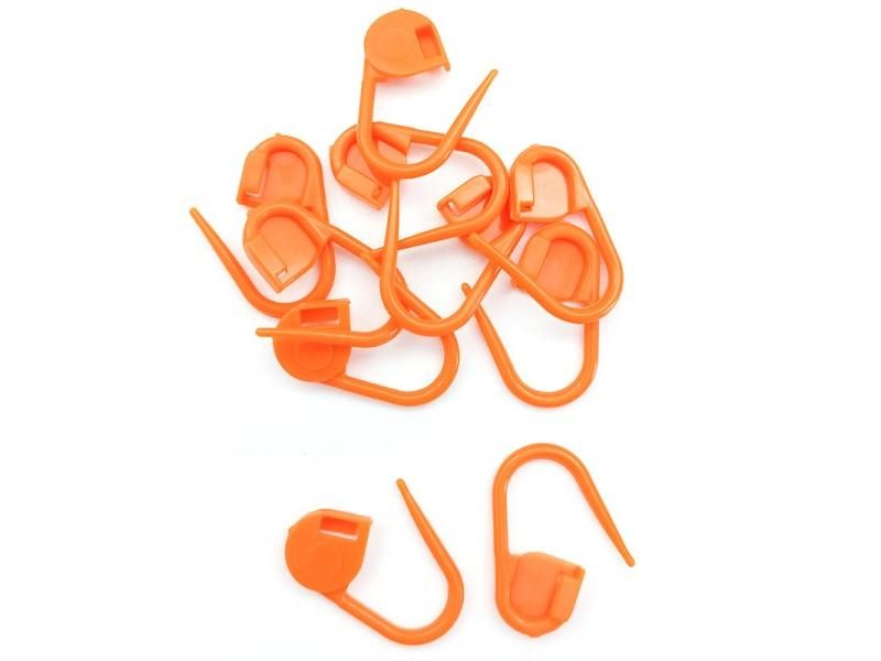 50/100Pcs Colorful Plastic Safety Pins Knitting Markers Crochet Stitch Clips Carousel 1