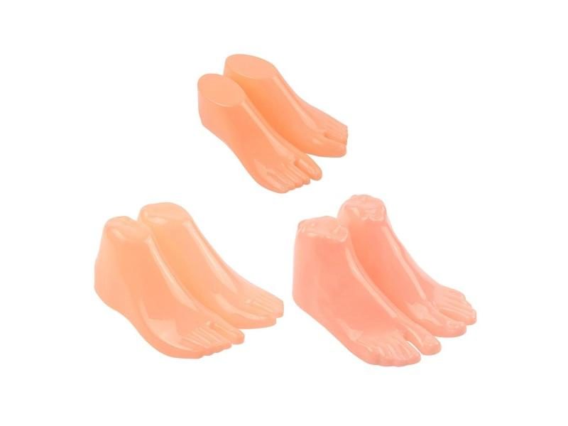 1 Pair Mannequin Feet For Sandal Jewelry Display Stand Carousel 2
