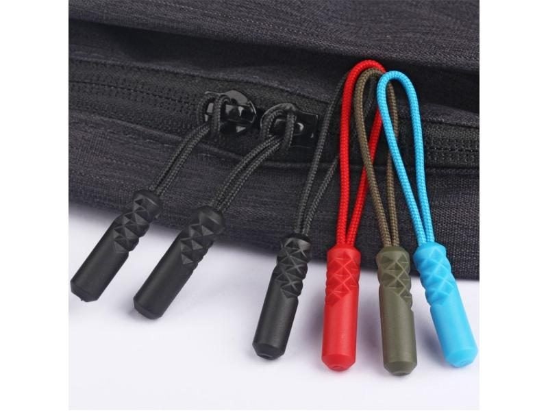 10pcs/lot 10 Color Zippers Pull Puller End Fit Rope Tag Replacement Clip Broken Carousel 2