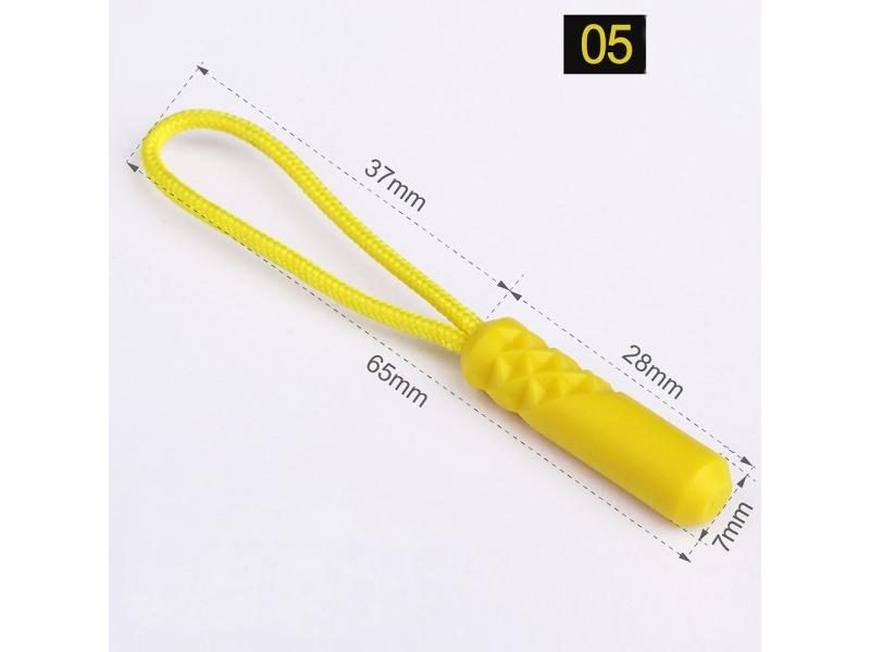 10pcs/lot 10 Color Zippers Pull Puller End Fit Rope Tag Replacement Clip Broken Carousel 1