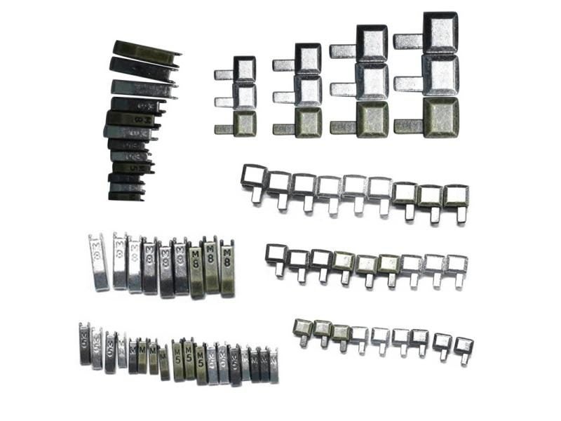 Metal Zipper Repair Kit Zipper Head Sliders Retainer Insertion Pin Zipper Top Carousel 2